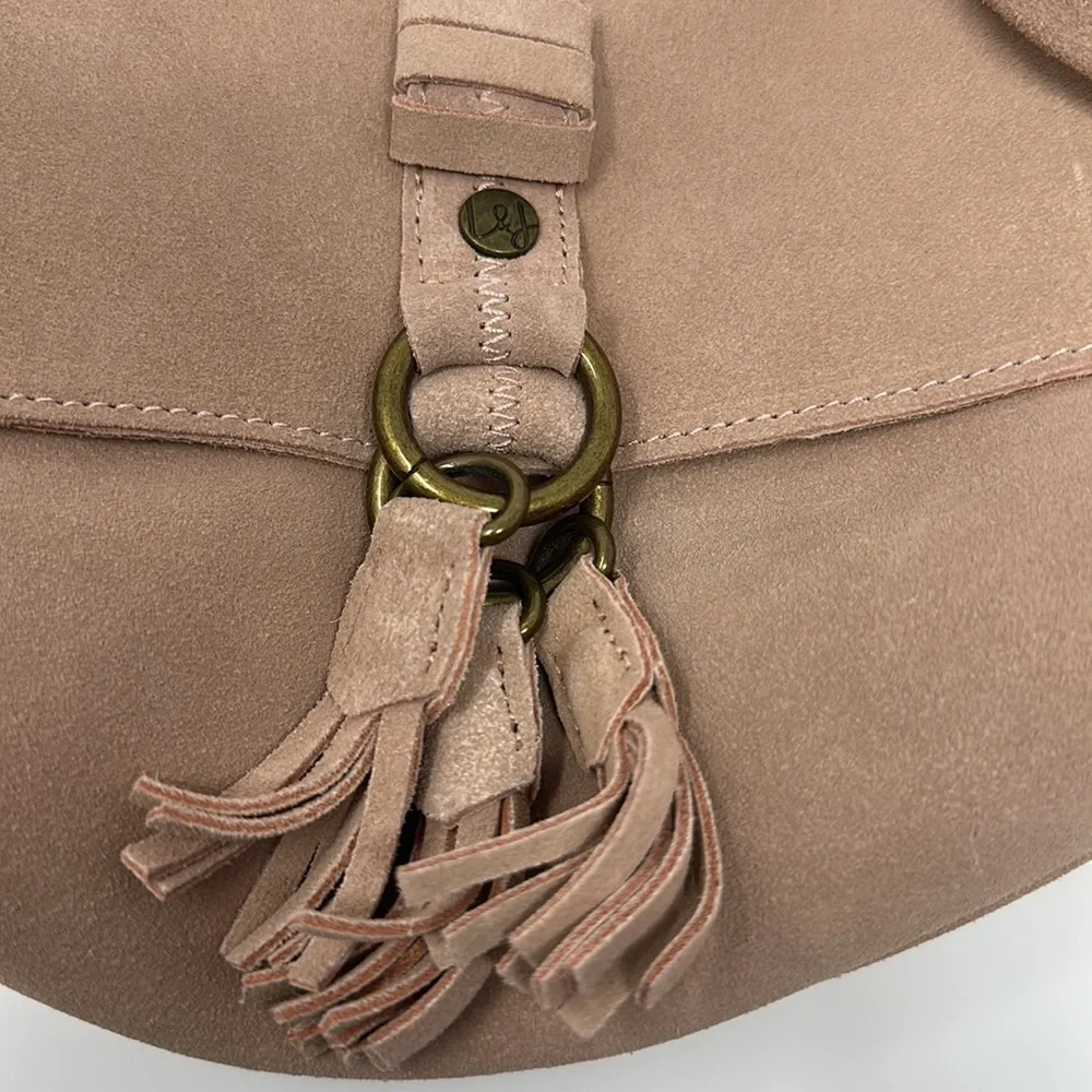 Elle Jae Gypset WILDLEDER CROSSBODY in blush